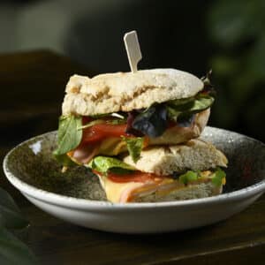 Rustic Melty Turkey Toastie